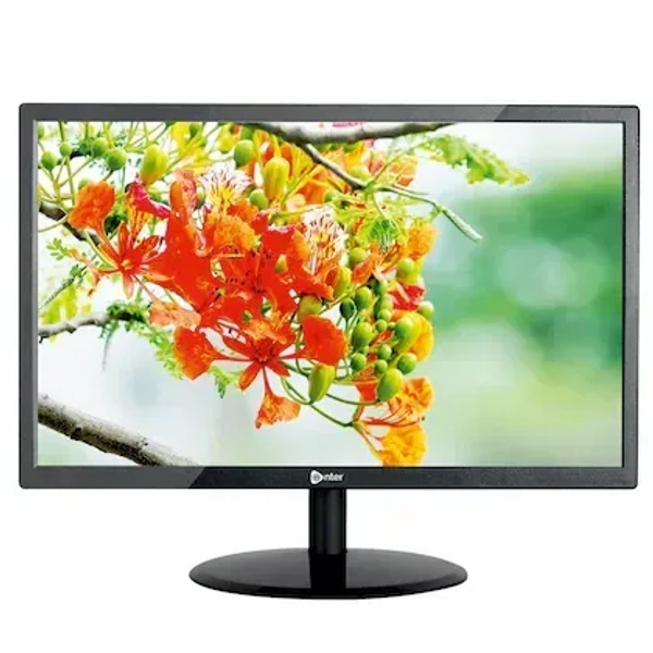 SIZE- 22"- Enter 22 inch HD LCD Monitor (E-MO-A03) (Response Time: 5 ms), Black