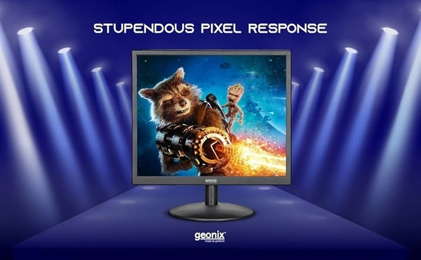 SIZE- 17"- GEONIX PC Monitor (43.18 cm/17 Inch), VGA & HDMI, LED Display, 1280X1024 Resolution, 16.7M Color, 16W(Max) Power Consumption