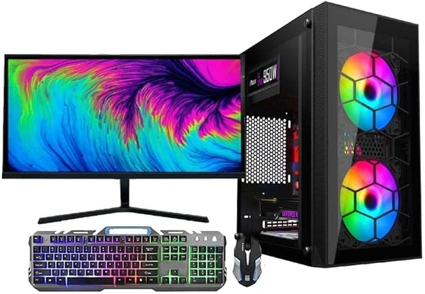 NEW PC SET OFFER-6 - INTEL CORE I5- PC SET With 22" LED HD Monitor +  16 GB Ram + 512 GB SSD + GAMING CABINET WITH RGB LED +RGB Gaming Multimedia USB Keyboard & Mouse@ 24999 Only ( Limited