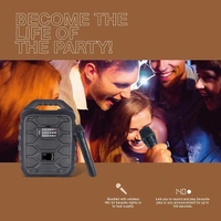 SPEAKERS- FINGERS Knockout Rugged 32 Watt Truly Wireless Bluetooth Portable Speaker (Black)