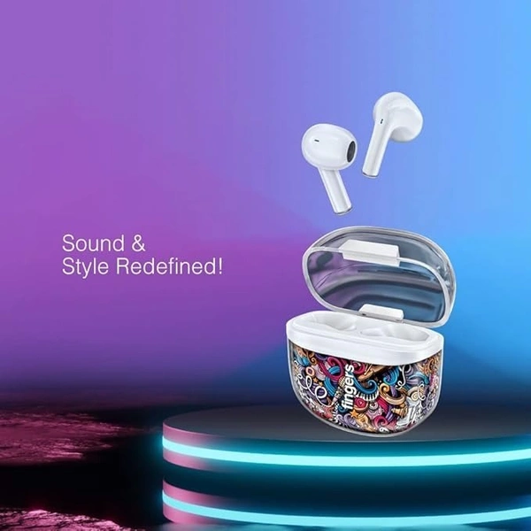 EARBUDS- FINGERS Melo-Mania in-Ear True Wireless Earbuds [25 Hours Playback | Built-in Mic with SNC™ (Surround Noise Cancellation) | IPX4 Sweat Proof | Type-C Fast Charging]