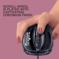 COMBO- WIRED- FINGERS Velvet C4 Wired Slim Keyboard and Mouse Set