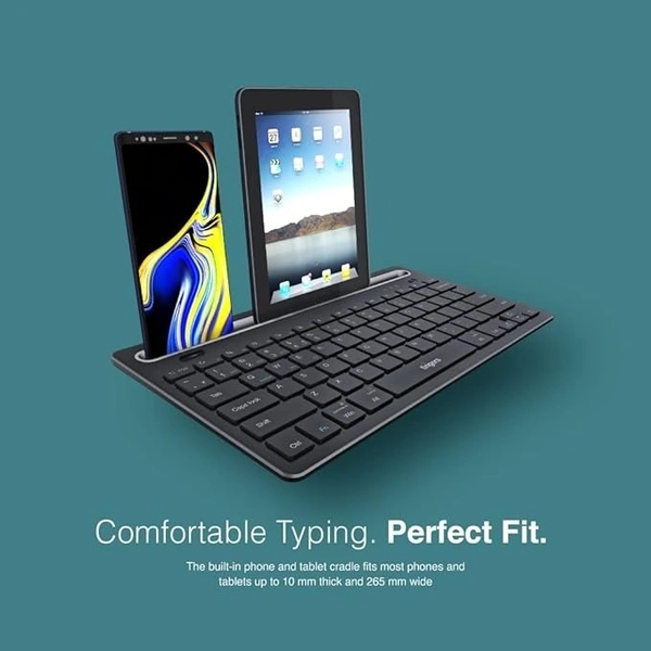 KEYBOARD- BTW- FINGERS Lil’Clicks Bluetooth Wireless Mini Keyboard (Bluetooth + Wireless 2.4 GHz | Compatible with Windows, macOS, Android, Linux & Chrome OS)