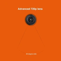 CAMERA- USB- FINGERS 720 Hi-Res Webcam with 720p Wide Angle Lens and Built-in Mic for PC Desktops and Laptops - HD Video Calling & Recording with up to 1280 x 720 Pixels