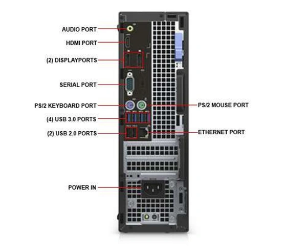 CORE I5- 6TH GEN- (Refurbished) Dell Intel 6th- Gen Core i5 Desktop (4 GB RAM/ 500 GB HDD/Windows 10 Pro/MS Office/Intel Integrated Graphics,Black)  DELL Optiplex 5040- 1 Year Warrenty