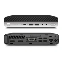 CORE I5- 7TH GEN- TINY- HP Prodesk 600 G3/ 800 G3 Micro Computer Mini PC (Intel Core i5-7500T , 4 GB DDR4 Ram, 500 GB HDD, 4K Support, DP, USB 3.0, USB-C) Win 10 Pro (Renewed)- 1 Year Warrenty