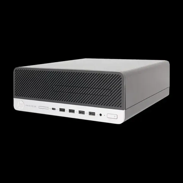 CORE I3- 8TH GEN- HP ProDesk 600 G4 SFF Home and Business Desktop Black (Intel i3-8500 6-Core, 4 GB RAM, 500 GB HDD , Intel UHD 630, 2xUSB 3.1, 2 Display Port (DP), Optical Drive, Win 10 Pro) (Renewed)- 1 Year Warrnety
