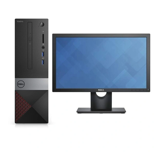 Core i3/ 8th Gen/  Dell Vostro 3470 SFF Desktop/ Home and Business Black (Intel i3-8500 6-Core / Intel UHD 630, 2xUSB 3.1/ 2 Display Port (DP)/ Optical Drive/ Win 10 Pro+MS- Office (Import Material)- 1 Year Warrnety