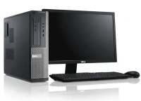 SKU-0433/ CORE I3/  Dell Branded Computer Set/   With 8GB Ram/ 500 GB Harddisk/ SLIM  SFF CPU / USB KB + MOUSE BRANDED/ LED MONITOR 19" WIDE Branded / WIN 7/10/11 +MS OFFICE