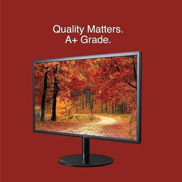 SIZE- 19"- FINGERS Satin-1850 LED Monitor (18.5”) with 1366 x 768 FHD Resolution, Ultra-Slim Design, VGA + HDMI Output, Wall mountable, 75 Hz Refresh Rate, 250 nits Brightness