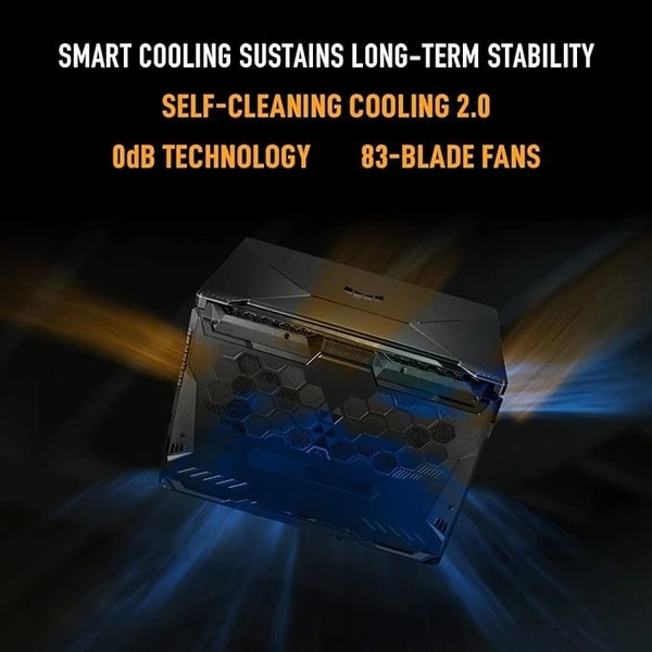 CORE I5- 11TH GEN- ASUS TUF Gaming F17, Intel Core i5-11400H 11th Gen, 17.3-inch (43.94 cm) FHD 165Hz, Gaming Laptop (16GB/512GB SSD/4GB NVIDIA GeForce RTX 2050/Win 11/ RGB Backlit KB/Black/2.60 kg), FX706HF-NY040W