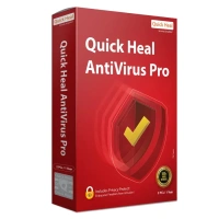 ANTIVIRUS- MULTIUSER- 1YEAR- 2PC- Quick Heal Antivirus Pro Latest Version - 2 PCs, 1 Year | AI Based Device Security for Laptop | Email and Browsing Protection 