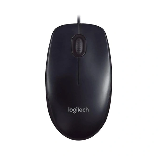 MOUSE- WIRED- Logitech M90 Wired USB Mouse,  1000 DPI Optical Tracking, Ambidextrous PC/Mac/Laptop - Black