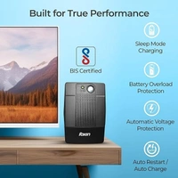 UPS- REGULAR- Foxin UPS 600va 360W with LED Indicator, UPS for PC | Laptops | Gaming Computers | WiFi Routers & More | BIS Approved 