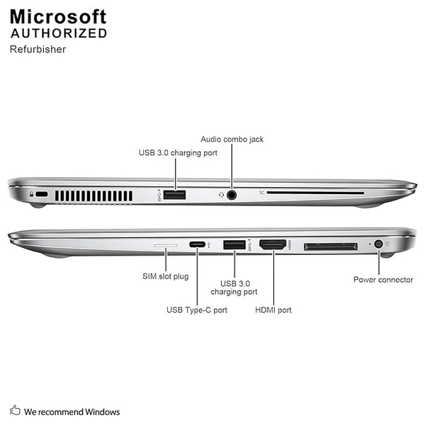CORE I5- 6TH GEN- TOUCH SCREEN- HP ELITE-BOOK 1040 G3 TOUCH- Core I5-6th Gen/ 8GB Ram/ 256 GB SSD Drive / 14.1" FHD Touch Screen/ Win 10 Pro + Adapter