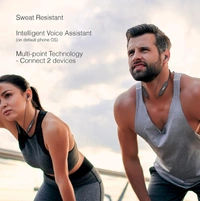 NECKBAND- FINGERS FC-Buddy Bluetooth Wireless in Ear Neckband Earphones with Built-in Mic (Slate Grey)