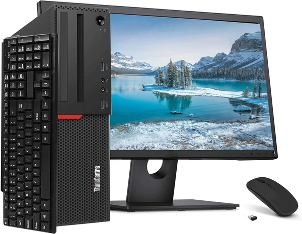 CORE I5- 6TH GEN- (Refurbished) Lenovo ThinkCentre M700 Desktop (6th Gen Core i5- 8 GB / 500 GB HDD / Windows MS Office Intel HD Graphics), Black.