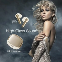 EARBUDS- FINGERS Hi-Class TWS Earbuds - Classy | High-Class Sound, 24 Hours Playtime, Surround Noise Cancellation, Dual Language Voice Prompts, Intuitive Touch Controls (Champagne + Ivory White)