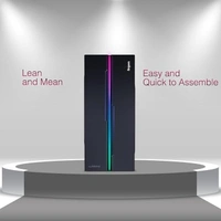 CABINET- RGB- FINGERS RGB-Admiral Polycarbonate Computer Case - Black