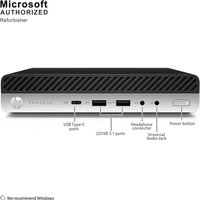 CORE I5- 7TH GEN- TINY- HP Prodesk 600 G3/ 800 G3 Micro Computer Mini PC (Intel Core i5-7500T , 4 GB DDR4 Ram, 500 GB HDD, 4K Support, DP, USB 3.0, USB-C) Win 10 Pro (Renewed)- 1 Year Warrenty
