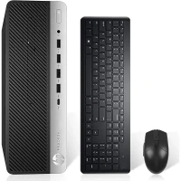 CORE I3- 8TH GEN- HP ProDesk 600 G4 SFF Home and Business Desktop Black (Intel i3-8500 6-Core, 4 GB RAM, 500 GB HDD , Intel UHD 630, 2xUSB 3.1, 2 Display Port (DP), Optical Drive, Win 10 Pro) (Renewed)- 1 Year Warrnety