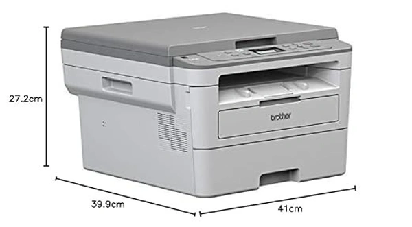 LASERJET-Brother DCP-B7500D Automatic Duplex Laser Printer with 34 Pages Per Minute Print Speed, Multifunction (Print Scan Copy), LCD Display, 128 MB Memory, Large 250 Sheet Paper Tray, USB Connectivity Visit the Brother Store