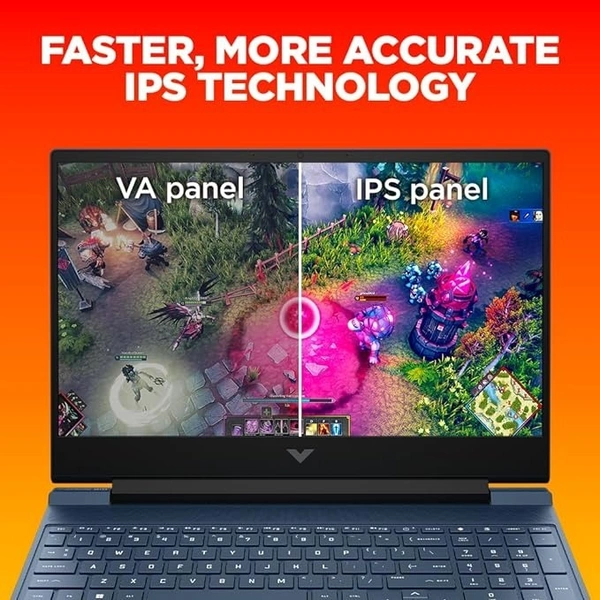 RYZEN- GAMING- HP Victus Gaming Laptop,Windows 11 Home,AMD Ryzen 5 5600H,4Gb RTX 3050 Gpu,15.6-Inch (39.6 Cm),Fhd,IPS,144Hz,16Gb Ddr4,512Gb Ssd,Backlit Kb,B&O,9Ms Response Time,Dual Speakers (Blue,2.37 Kg),Fb0106Ax