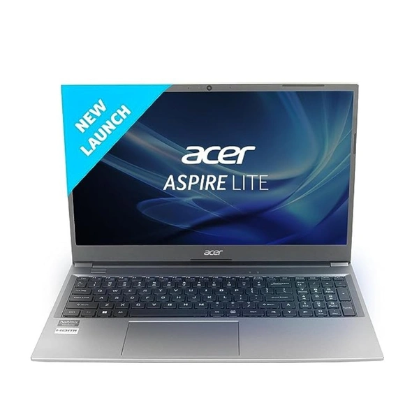 CORE I3- 12TH GEN- Acer Aspire Lite 12th Gen Intel Core i3-1215U Premium Metal Laptop (Windows 11 Home/8 GB RAM/512GB SSD) AL15-52, 39.62cm (15.6") Full HD Display, Metal Body, Steel Gray, 1.59 Kg