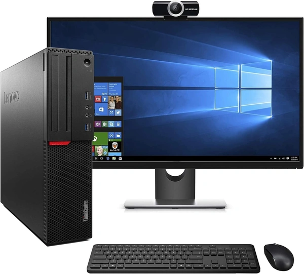 CORE I5- 6TH GEN- (Refurbished) Lenovo ThinkCentre M700 Desktop (6th Gen Core i5- 8 GB / 500 GB HDD / Windows MS Office Intel HD Graphics), Black.