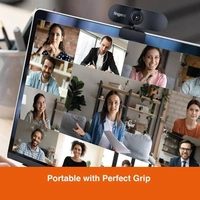 CAMERA- USB- FINGERS 720 Hi-Res Webcam with 720p Wide Angle Lens and Built-in Mic for PC Desktops and Laptops - HD Video Calling & Recording with up to 1280 x 720 Pixels