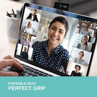 CAMERA- USB - FINGERS 1080 Hi-Res Webcam with 1080p wide angle lens and built-in Mic for PC Desktops and Laptops - HD Video Calling & Recording with up to 1920 x 1080 pixels