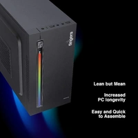 CABINET- RGB- Fingers RGB-Flow India's First Micro ATX PC C2 Fashion Computer Case Cabinet with ARGB LEDs
