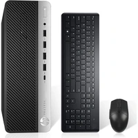 CORE I5- 8TH GEN- HP ProDesk 600 G4 SFF Home and Business Desktop Black (Intel i5-8500 6-Core, 4 GB RAM, 500 GB HDD , Intel UHD 630, 2xUSB 3.1, 2 Display Port (DP), Optical Drive, Win 10 Pro) (Renewed)- 1 Year Warrnety