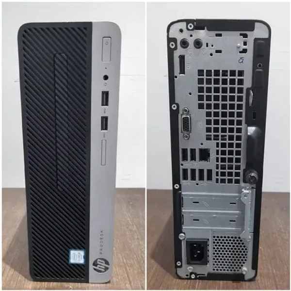 CORE I3- 7TH GEN- HP Prodesk 600 G3/ 800 G3 Micro Computer Mini PC (Intel Core i3-7500T , 4 GB DDR4 Ram, 500 GB HDD, 4K Support, DP, USB 3.0, USB-C) Win 10 Pro (Renewed)- 1 Year Warrenty