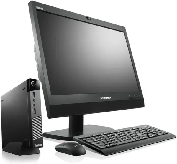 SKU-0490/ CORE I3- 4TH GEN- TINY/  LENOVO Thinkcentre Series SFF (Core i3- 4th Gen/ 4GB Ram/ 500GB HDD/Win-10 Pro) + 19" LED Monitor / USB Keyboard + Mouse / Wifi Connectivity- 1 Year Warrenty