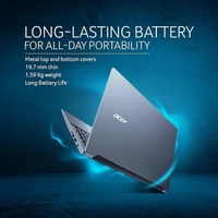 RYZEN- Acer Aspire Lite AMD Ryzen 5 5500U Premium Thin and Light Laptop (16 GB RAM/512 GB SSD/Windows 11 Home) AL15-41, 39.62 cm (15.6") Full HD Display, Metal Body, Steel Gray, 1.59 KG