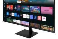 SKU-0560/ SIZE- 32" -Samsung 32" (80cm) M5 Smart Monitor with Smart TV Experience|FHD 1920 x 1080|Bezeless|OTT Apps|IoT Hub|Office 365|Workout Tracker|Speakers|Remote|Wi-Fi|Bluetooth|LS32DM501EWXXL|Black