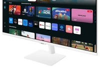 SKU-0561/ SIZE- 32" -Samsung 32" (80cm) M5 Smart Monitor with Smart TV Experience|FHD 1920 x 1080|Bezeless|OTT Apps|IoT Hub|Office 365|Workout Tracker|Speakers|Remote|Wi-Fi|Bluetooth|LS32DM501EWXXL|White