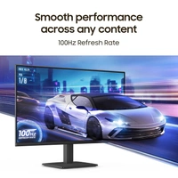 SKU-0551/ SIZE 22"/ Samsung 22" (54.6 cm) S3 Flat Monitor|Super Slim Borderless Design|IPS Panel|FHD 1920 x 1080|100 Hz|5 ms|Ports-HDMI,VGA|Game Mode|Eye Saver Mode||Wall Mountable/ LS22D304GAWXXL|Black
