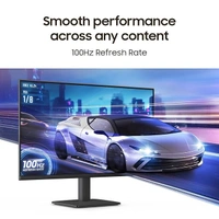 SKU-0554/ SIZE- 27" - Samsung 27" (68.6 cm) S3 Flat Monitor|Super Slim Borderless Design|IPS Panel|FHD 1920 x 1080|100 Hz|5 ms|Ports-HDMI,VGA|Game Mode||Eye Saver Mode||Wall Mountable|LS27D300GAWXXL|Black