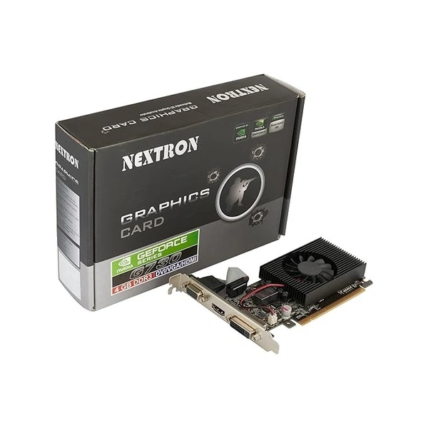 GRAPHIC CARD- DDR3- Nextron Nvidia GeForce GT 730 4GB 64-Bit DDR3 PCI Express Graphic Card / PCI-E 2.0 / 4GB / DDR3 / 64 Bit / D-SUB(VGA) / DVI-D/ HDMI / HDCP support/ 192 Cuda Core / Direct X 12 / 3D Accelerator/ Silent Cooling/ Heat Sink with Fan
