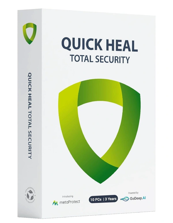 ANTIVIRUS- 3YEAR- 10PC- Quick Heal | Total Security | 10 Users | 3 Years