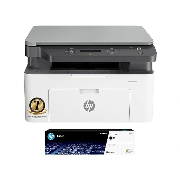 LASERJET- HP Laser MFP 1188w, Wireless, Print, Copy, Scan, Ethernet, Hi-Speed USB 2.0, Up to 21 ppm, 150-sheet Input Tray, 100-sheet Output Tray, 10,000-page Duty Cycle, Black and White