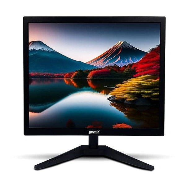 SIZE- 17"- GEONIX PC Monitor (43.18 cm/17 Inch), VGA & HDMI, LED Display, 1280X1024 Resolution, 16.7M Color, 16W(Max) Power Consumption