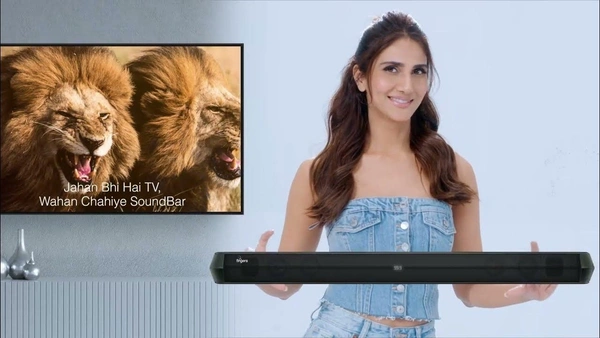 SPEAKERS- FINGERS Octane-65 Multimedia Sound Bar with Powerful 65 Watts, 2.0 Channel, Bluetooth, USB, AUX, Optical, HDMI ARC, Wall Mountable & Remote Control