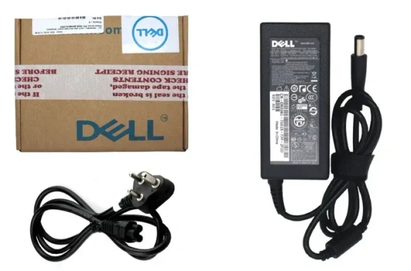 SKU-0565/ Dell Original 65W Laptop Adapter-Black, Big Pin 7.4 MM, 19.5V 3.34A, Warranty 1 Year.