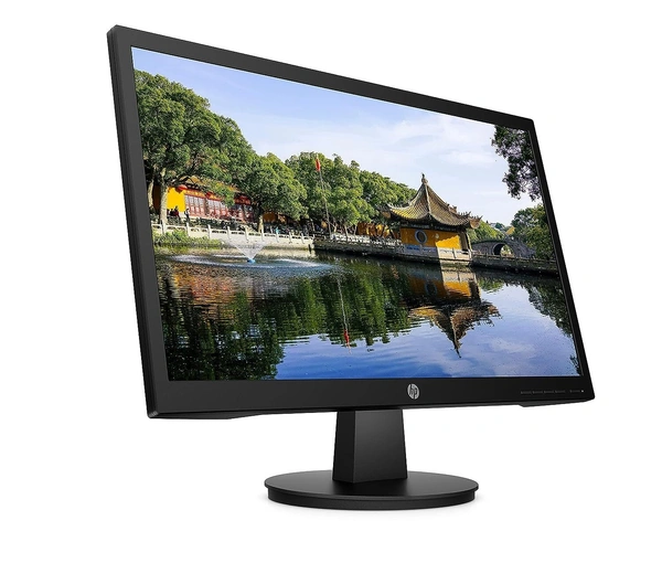 SIZE- 22" - HP V22v 21.5" (54.6cm) LED 1921 x 1080 Pixels FHD Screen with 178 Degree Viewing Angles, 60Hz, Flicker Free, HDMI 1.4; VGA, 250 nits(450M4A6), V22v FHD Monitor, Black