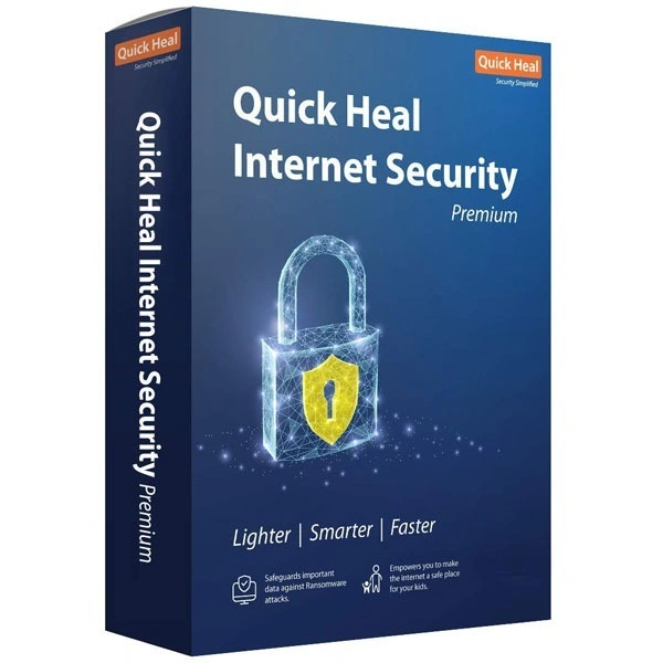 ANTIVIRUS- 1YEAR- 1PC- Quick Heal Internet Security Latest Version - 1 PC, 1 Year | AI Based Device Security for Windows Pc | Internet and Banking Protection 