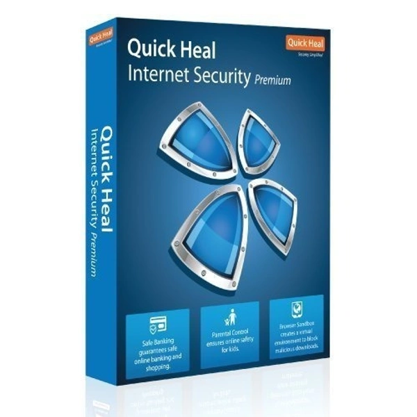 ANTIVIRUS- 1YEAR- 10PC- Quick Heal Internet Security Latest Version - 10 PCs, 1 Year 