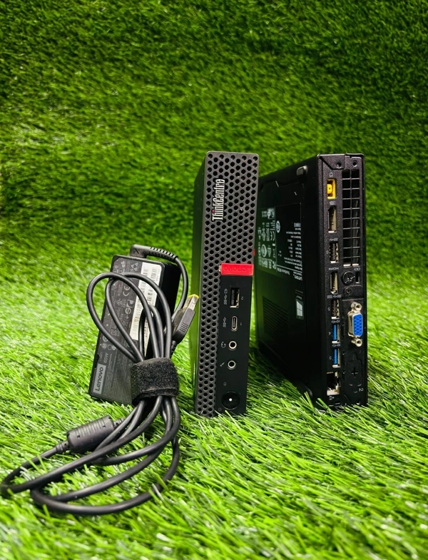 CORE I3- 8TH GEN- TINY- (Refurbished) LENOVO Thinkcentre M720Q USFF (Core i3- 8th Gen/ 8GB Ram/ 256GB SSD/Win-10 Pro) + 19" LED Monitor / USB Keyboard + Mouse / Wifi Connectivity+ BTW- 1 Year Warrenty